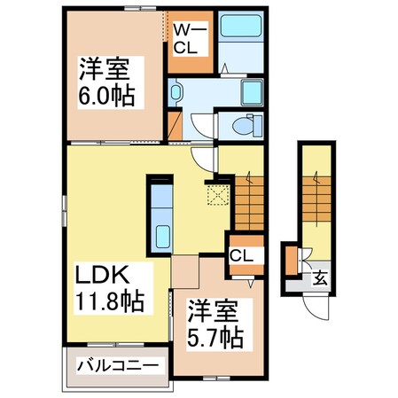 Villaハルの物件間取画像